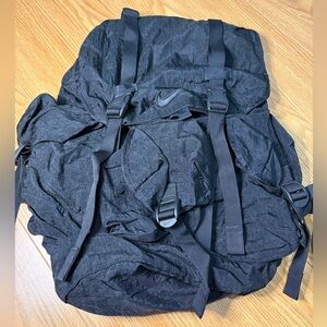 90s VTG Nike Parachute Backpack Nylon black